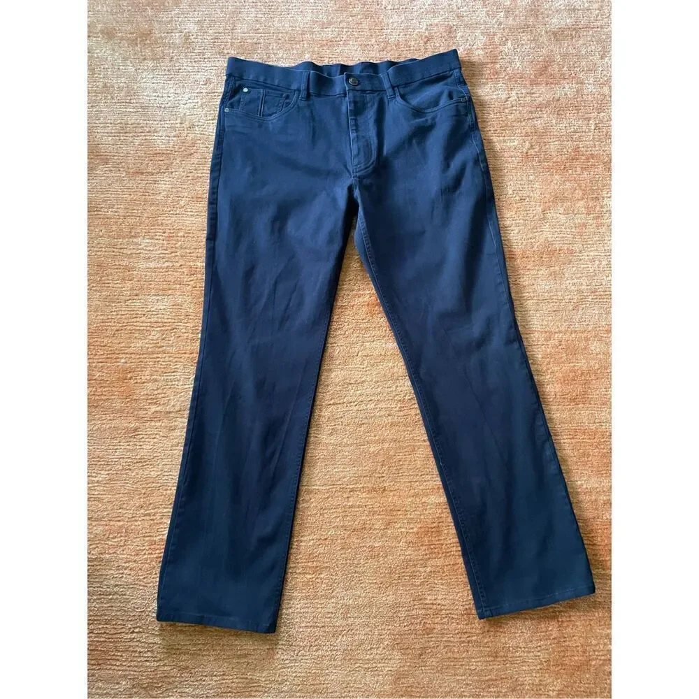 Hart Schaffner Marx Mens Size 38x32 Pants Blue 5 Pocket Pant Jeans Cotton Blend
